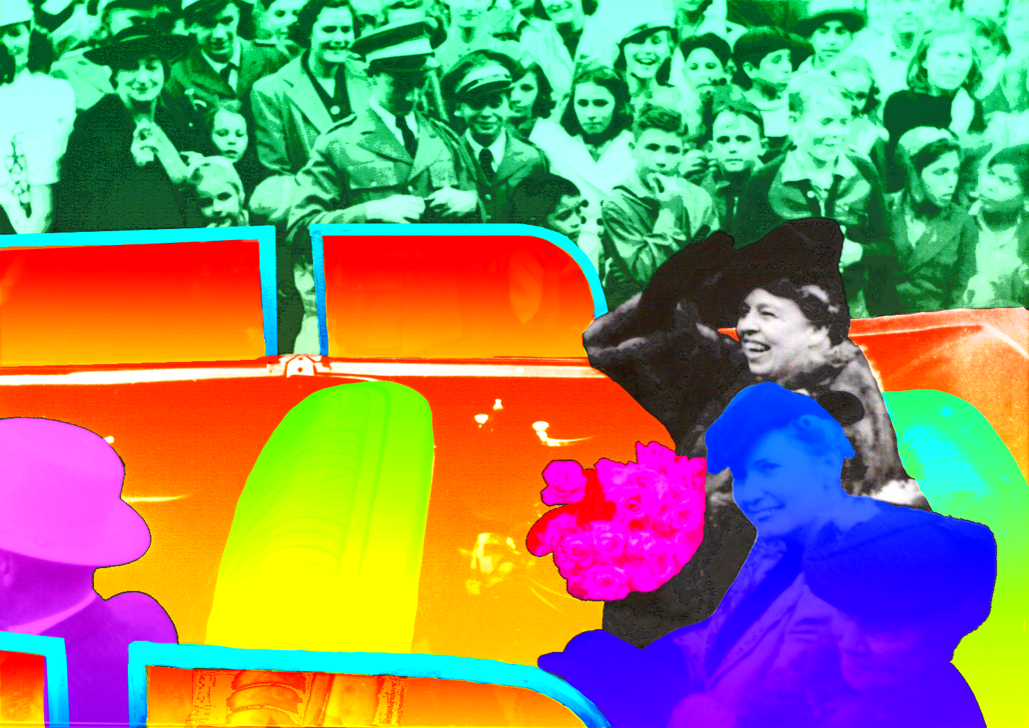 Eleanor Roosevelt Visits the City of Roses