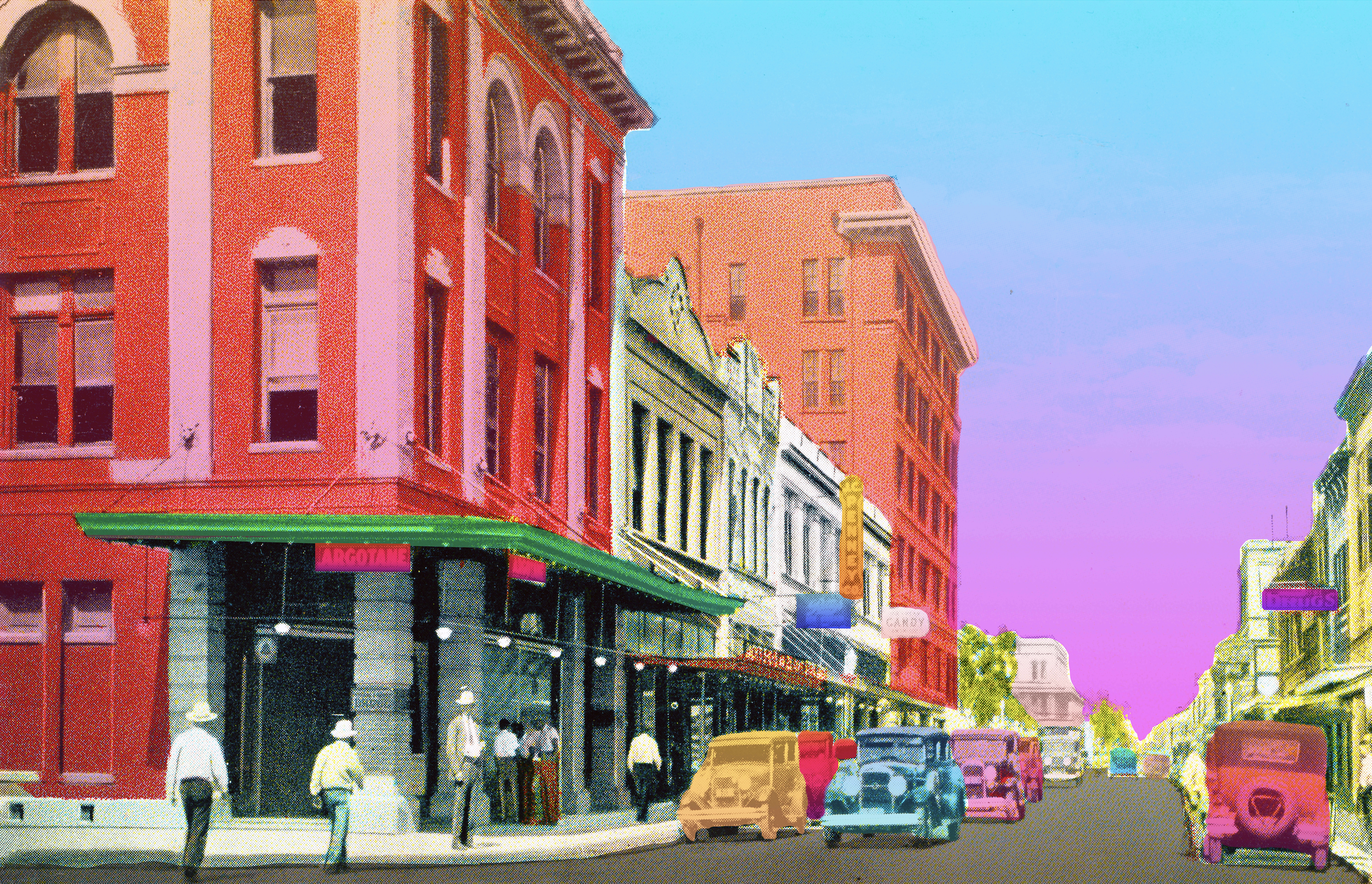 Looking North on Main
